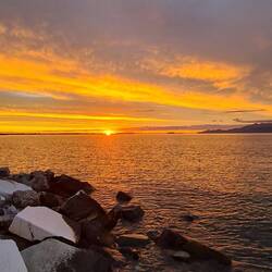 ...Rob mag den Sonnenaufgang lieber