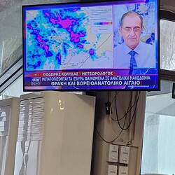 Wetterbericht am Rastplatz