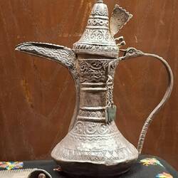 Historische Silberkanne