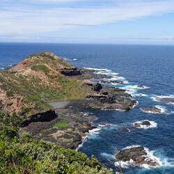 Cape Shanck das Mau nume vo obe