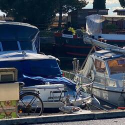 Auch hier kann man Schiffe kaufen. Viele werden dauerhaft bewohnt.