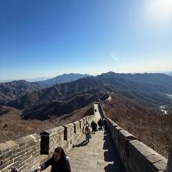 Kaiserwetter auf des Kaisers' Mauer! Grandios!