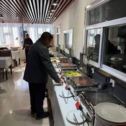 Bevor's losgeht nochmal Stärkung am chinesischen Buffett.