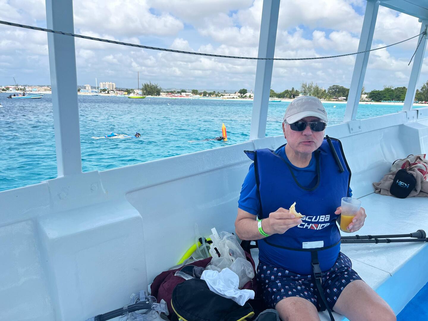 Little snack after snorkeling