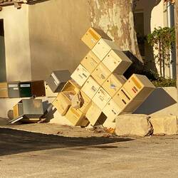 War wohl etwas viel Post für die Bootsbewohner