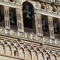 Close up of the viewing gallery, at the bottom of the belfry section