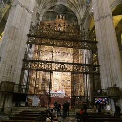 High altar, the principal worship space (the Choir is directly behind me)