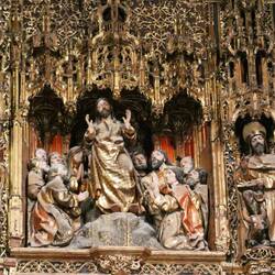 The ascension of Jesus