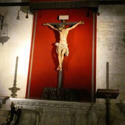 The crucified Christ in the Chapel of St Andrew
