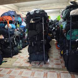 Kurz Panik bekommen, beim Suchen meines Backpacks