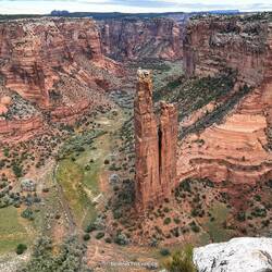 Spider Rock im Canyon de Chelly NM