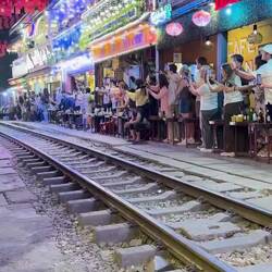 Train Street von 'außen'