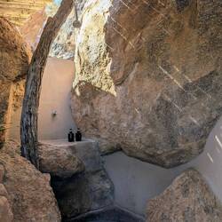 Dusche bei den Glamping-Tents