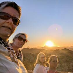 Wir Grazien durften den Abend genießen!