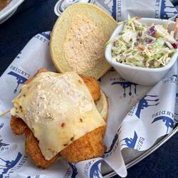 Ich esse Flunder Burger