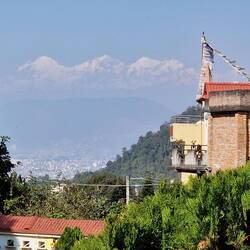 Kathmandu below