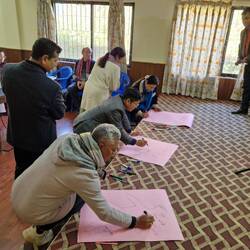 Where do you feel Shock?