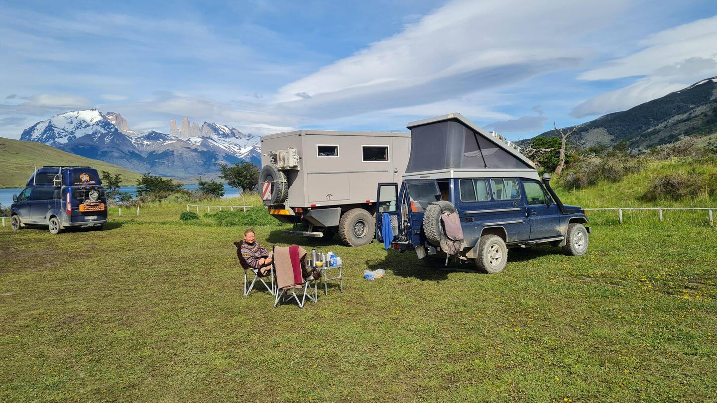Frühstück am Lago Azul