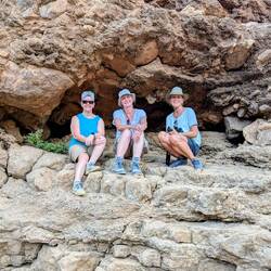 Unterhalb der Steilwand