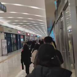 Underground walkway between 2 mega malls