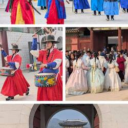Changing of the guard at Gyeongbokgung Palace