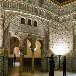 Salón de los Embajadores (Ambassadors' room) where Charles V got married