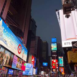 Wieder Wahnsinn auf dem Times Square