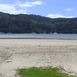 départ de notre marche côté estuaire