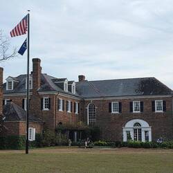 Herrenhaus von hinten