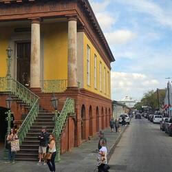 Ganz hinten ist unser Schiff zu sehen