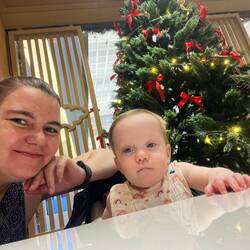 Hier ist es auch schon weihnachtlich. 🎄