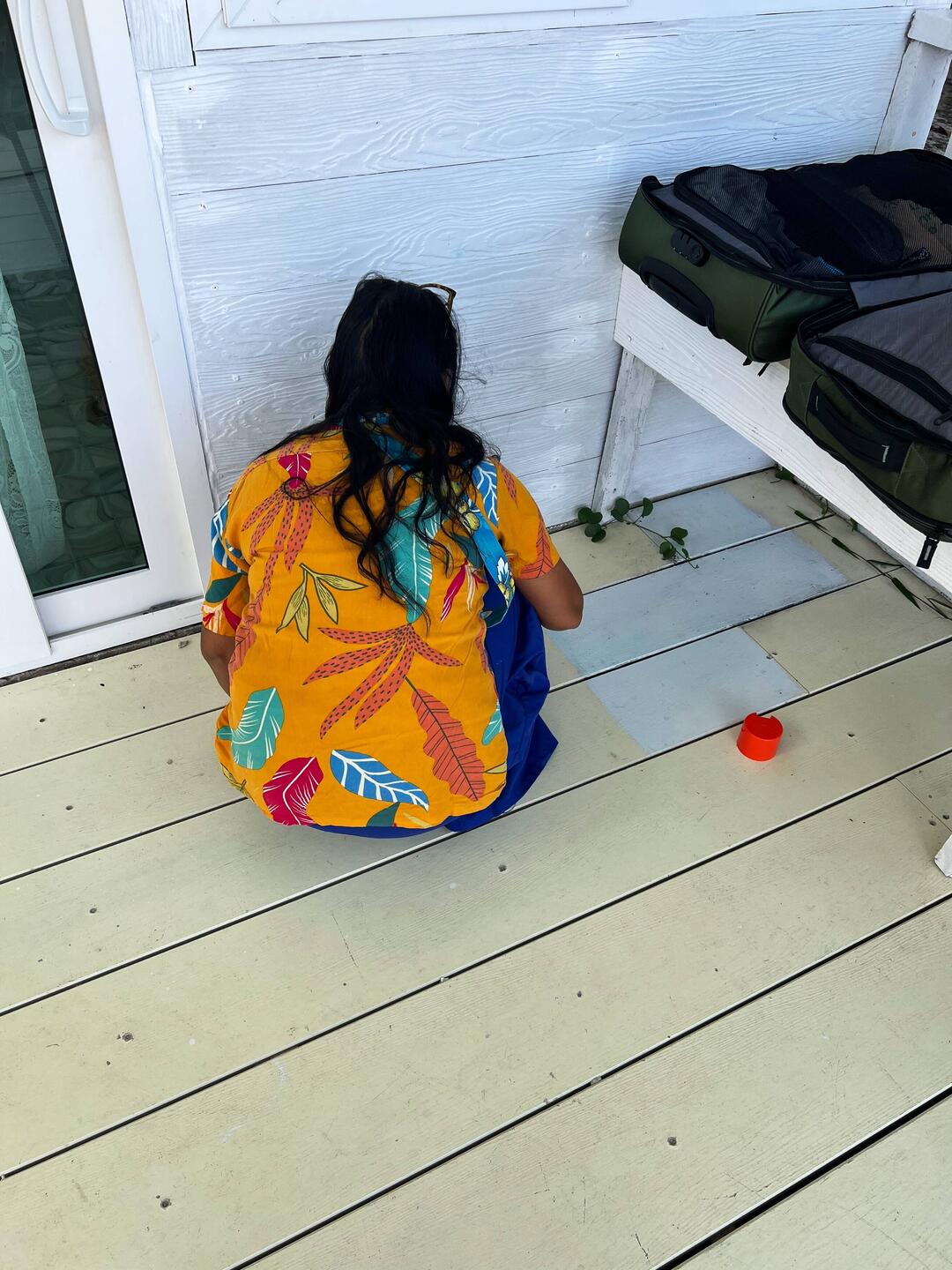 Desinfektor bei der Arbeit