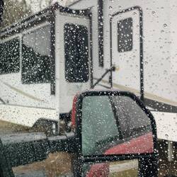 Beim Frühstücken war es noch trocken 🫩! Weiter geht es Richtung Süden eine nach Savannah dann Orland