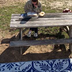 Chillen und "endlich Buch zu Ende lesen"!!