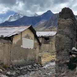 An almost deserted mining village