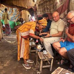 Kaffeepause in Hamed Ela