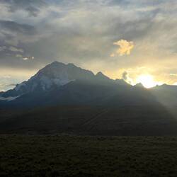 Sunrise on Huayna Potosi