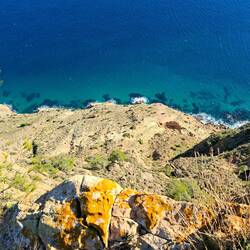 La mer, c'est près de 400m plus bas
