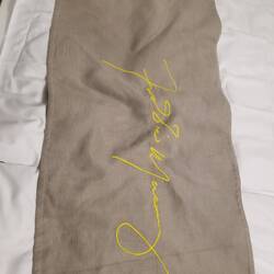 You might not want this signature on your bed.