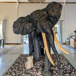 Schicker Prunk in der Eingangshalle