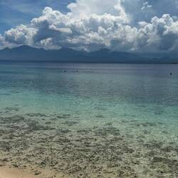 The clouds form for the daily storm