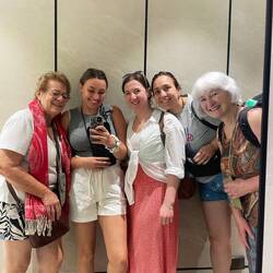 Selfie am Flughafen Bangkok