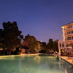 Abendstimmung im Hotel