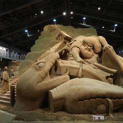 Légende de création du Japon en sable