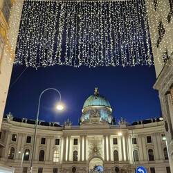 Blick vom Kohlmarkt zur Hofburg
