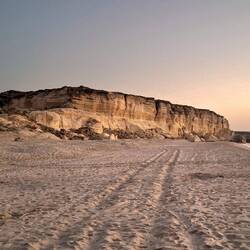 Morgenstimmung am Schildkrötenstrand.