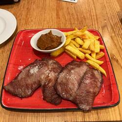 Pork with a spicy sauce