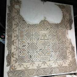 Roman mosaic in the Antiquarium