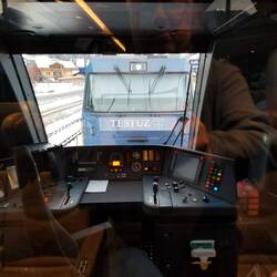 I decided early that the reflection could not be helped. Part of the experience.