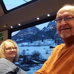 Dawn and Paul, all part of the view.